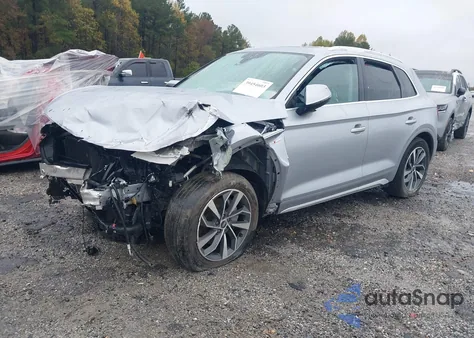 2022 Audi Q5 Premium 45 Tfsi S Line Quattro S Tronic из США, поврежденный, VIN WA1GAAFY7N2064461